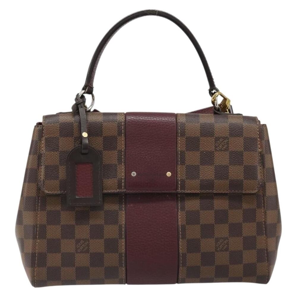 Louis Vuitton Damier Ebene Bond Street BB Handbag Brown